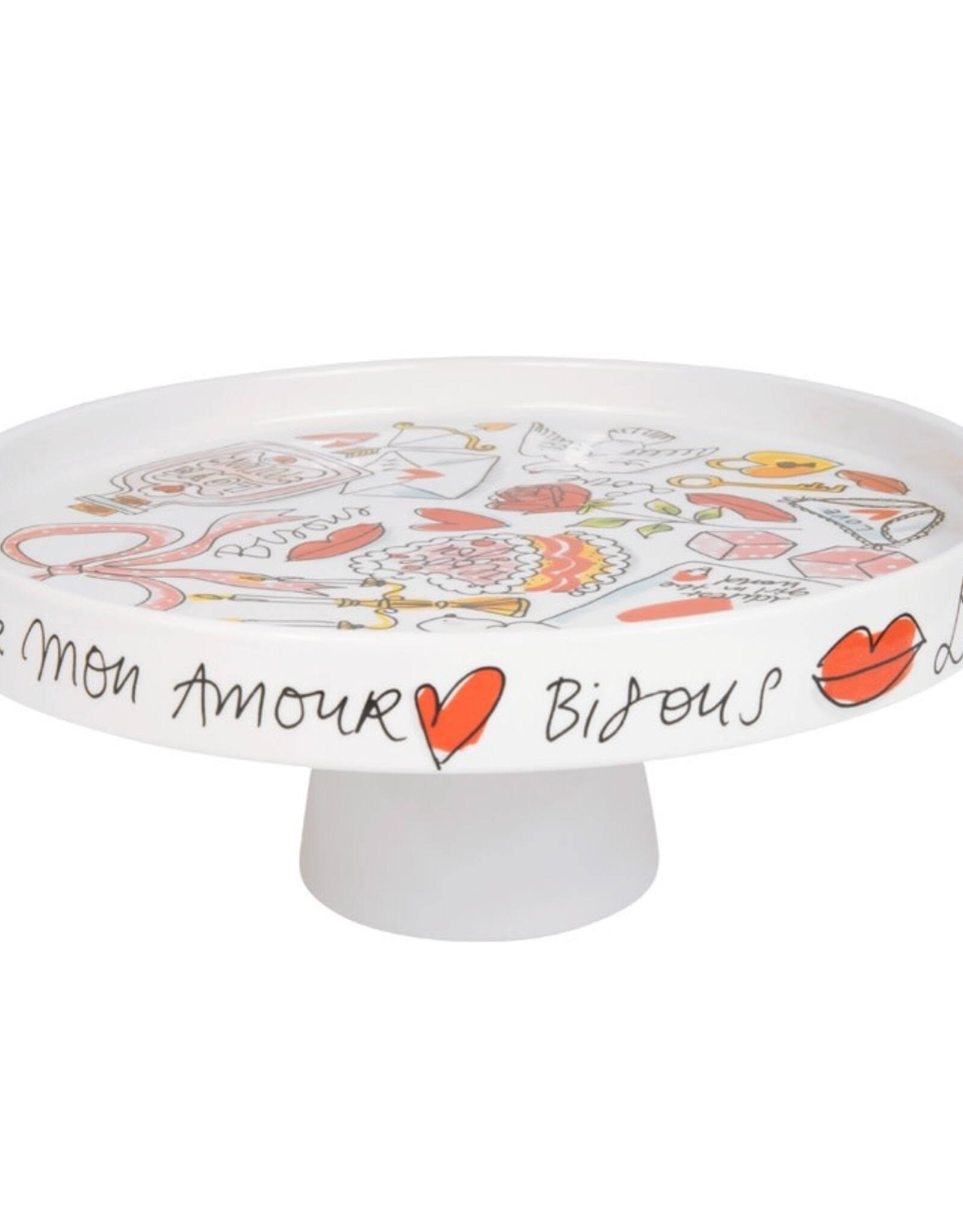 Blond Amsterdam Taartplateau 24cm "Love" -  Blond Amsterdam