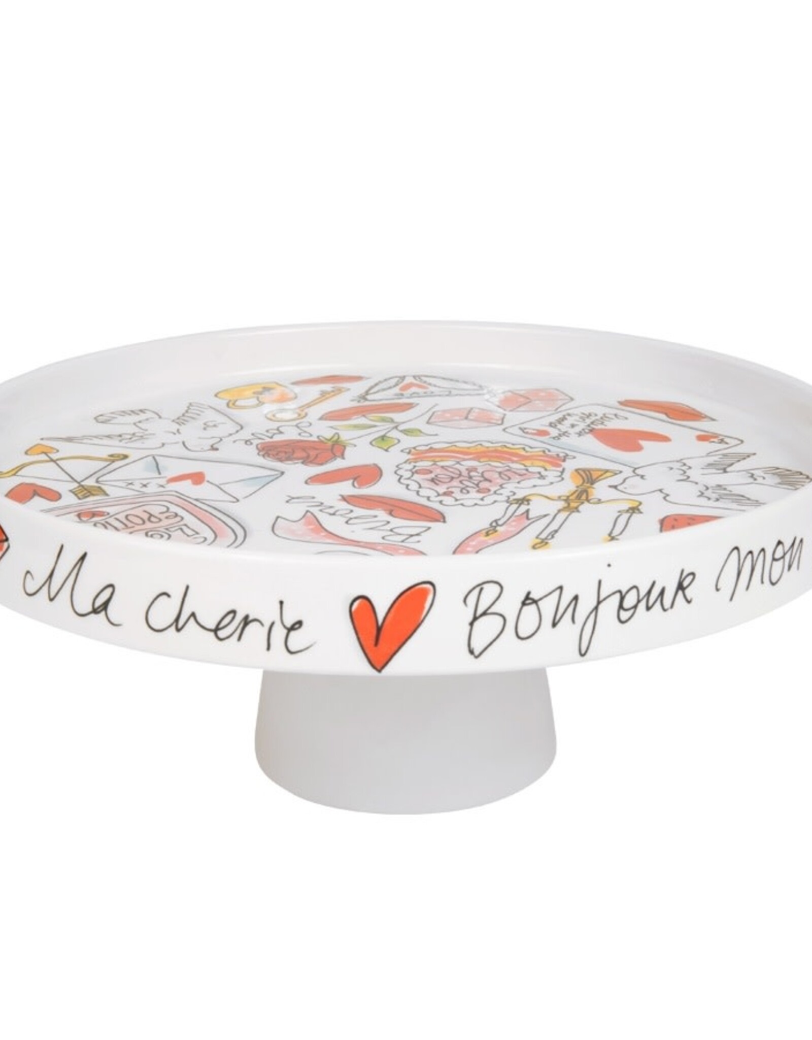 Blond Amsterdam Taartplateau 24cm "Love" -  Blond Amsterdam
