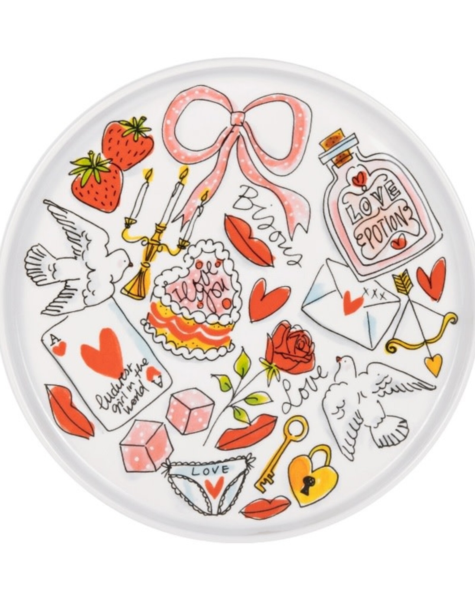 Blond Amsterdam Taartplateau 24cm "Love" -  Blond Amsterdam