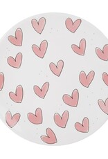 Blond Amsterdam Ontbijtbord 22cm Roze Hartjes - Blond Amsterdam