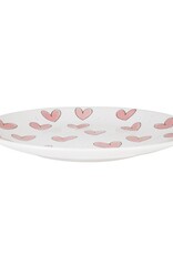 Blond Amsterdam Ontbijtbord 22cm Roze Hartjes - Blond Amsterdam