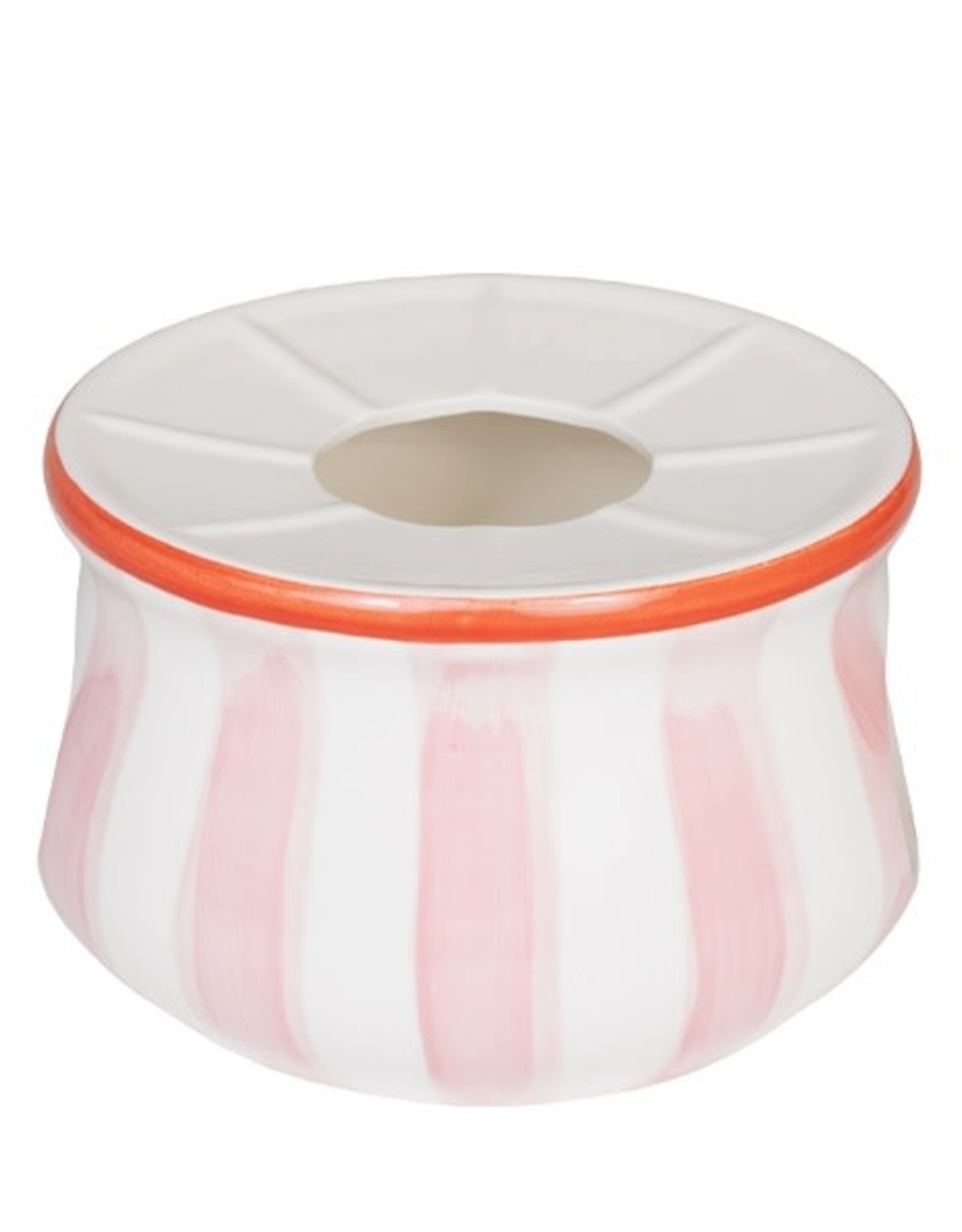 Blond Amsterdam Theelicht rond Roze Strepen "Even Bijkletsen" - Blond Amsterdam