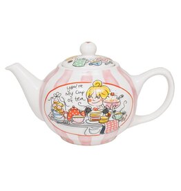 Blond Amsterdam Theepot rond You're my cup of tea "Even Bijkletsen" - Blond Amsterdam