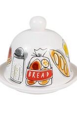 Blond Amsterdam Botervloot rond 12cm Spread the Love "Even Bijkletsen" - Blond Amsterdam