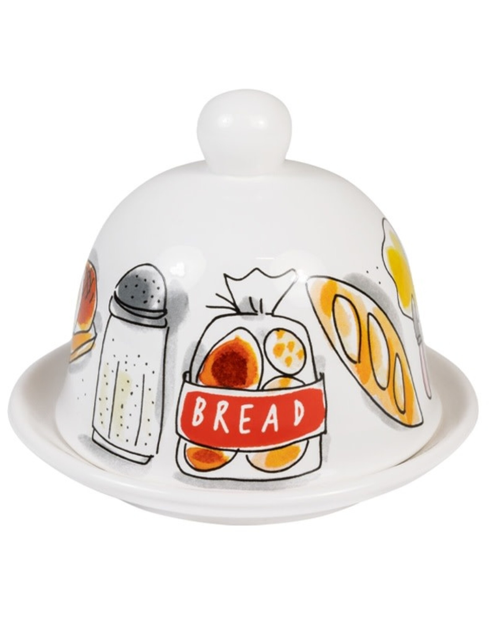 Blond Amsterdam Botervloot rond 12cm Spread the Love "Even Bijkletsen" - Blond Amsterdam