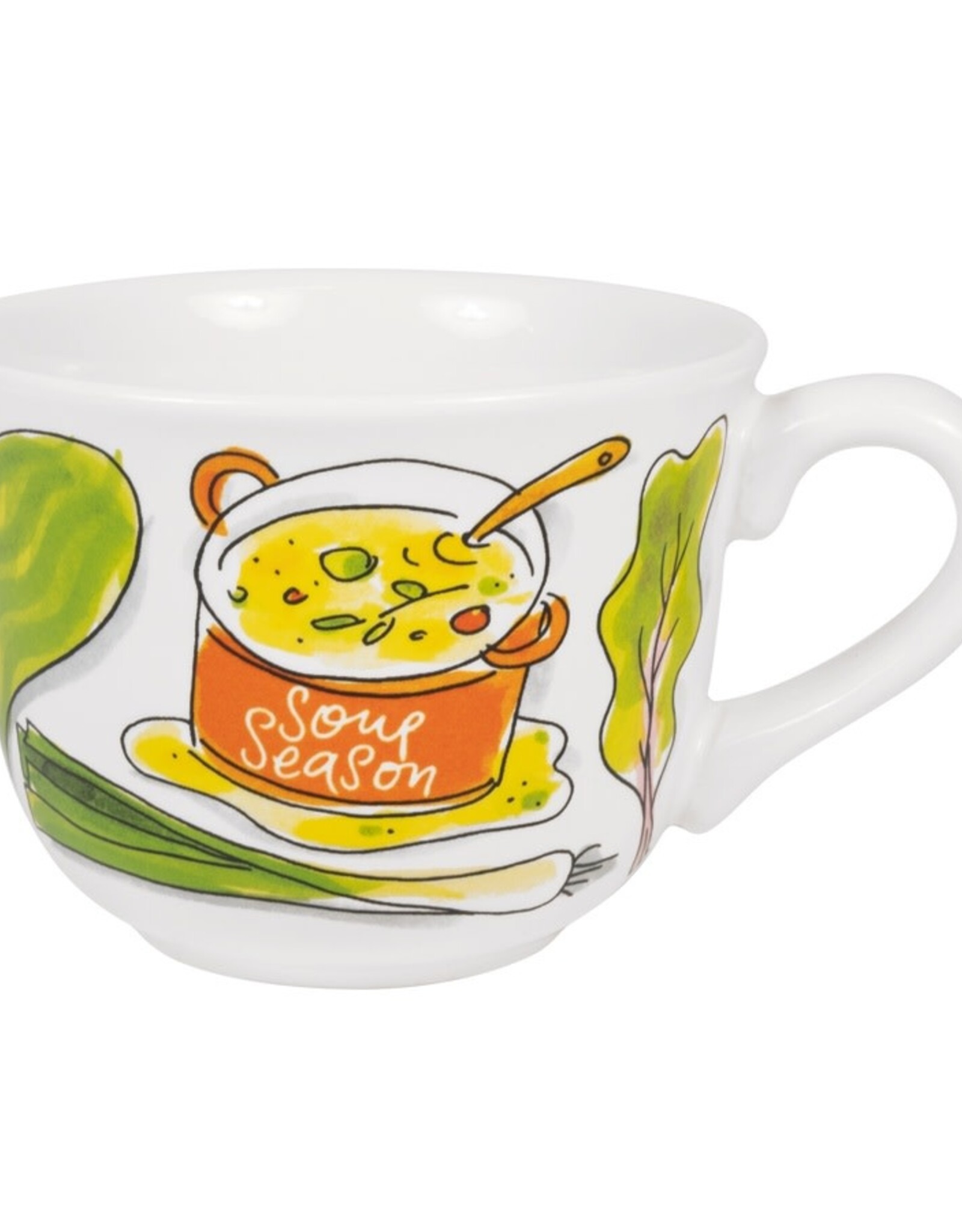 Blond Amsterdam Soepkom Green Soup "Even Bijkletsen" - Blond Amsterdam