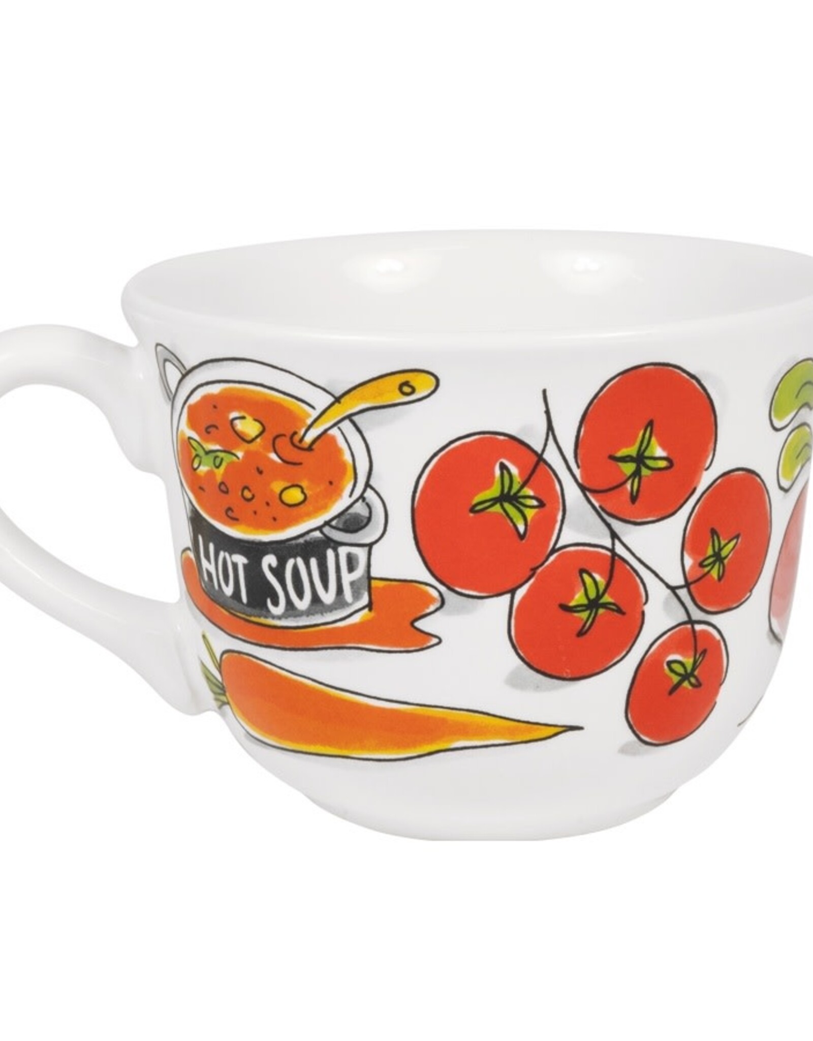 Blond Amsterdam Soepkom Red Soup "Even Bijkletsen" - Blond Amsterdam