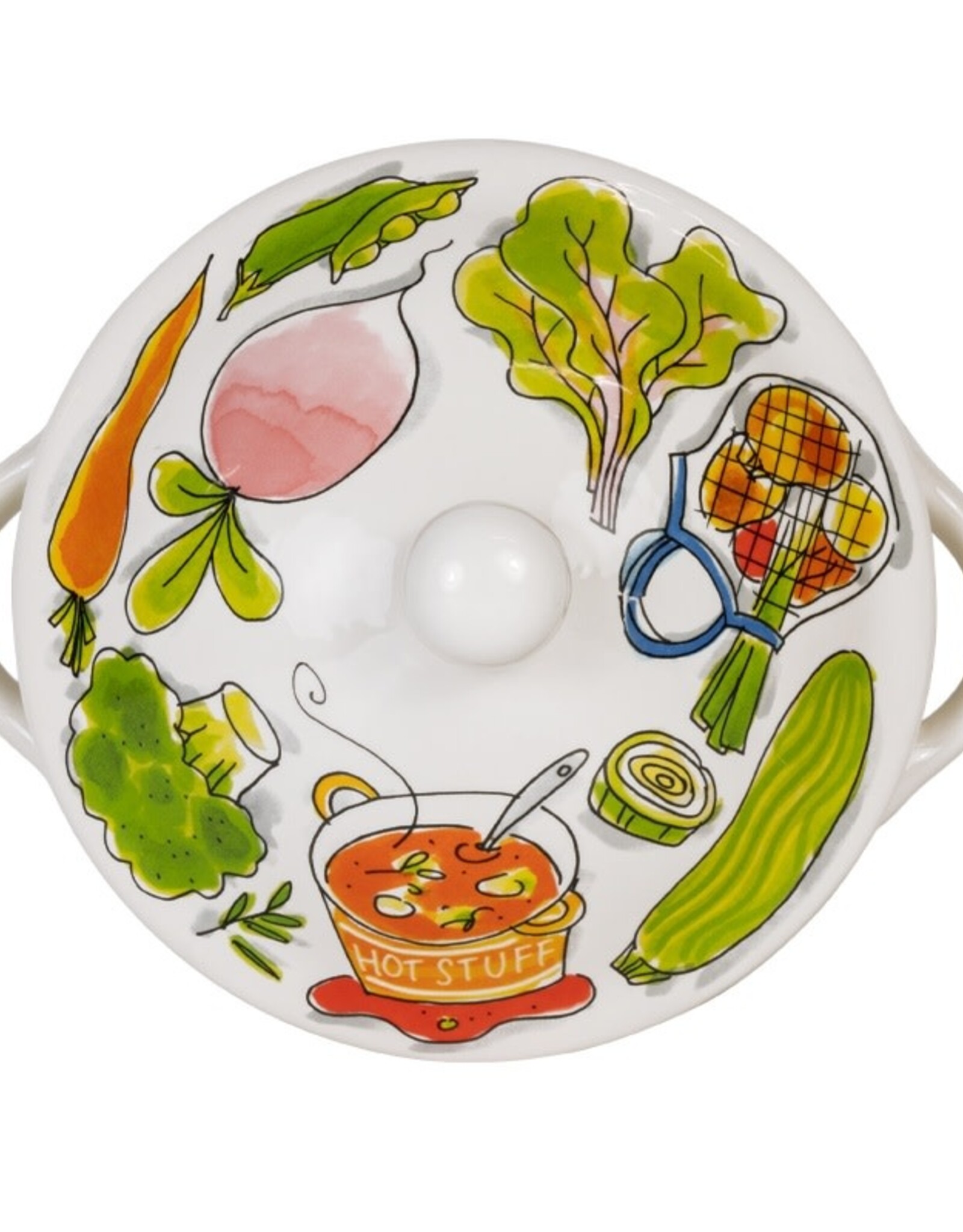 Blond Amsterdam Soepterrine 23cm Hot Soup "Even Bijkletsen" - Blond Amsterdam