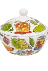 Blond Amsterdam Soepterrine 23cm Hot Soup "Even Bijkletsen" - Blond Amsterdam