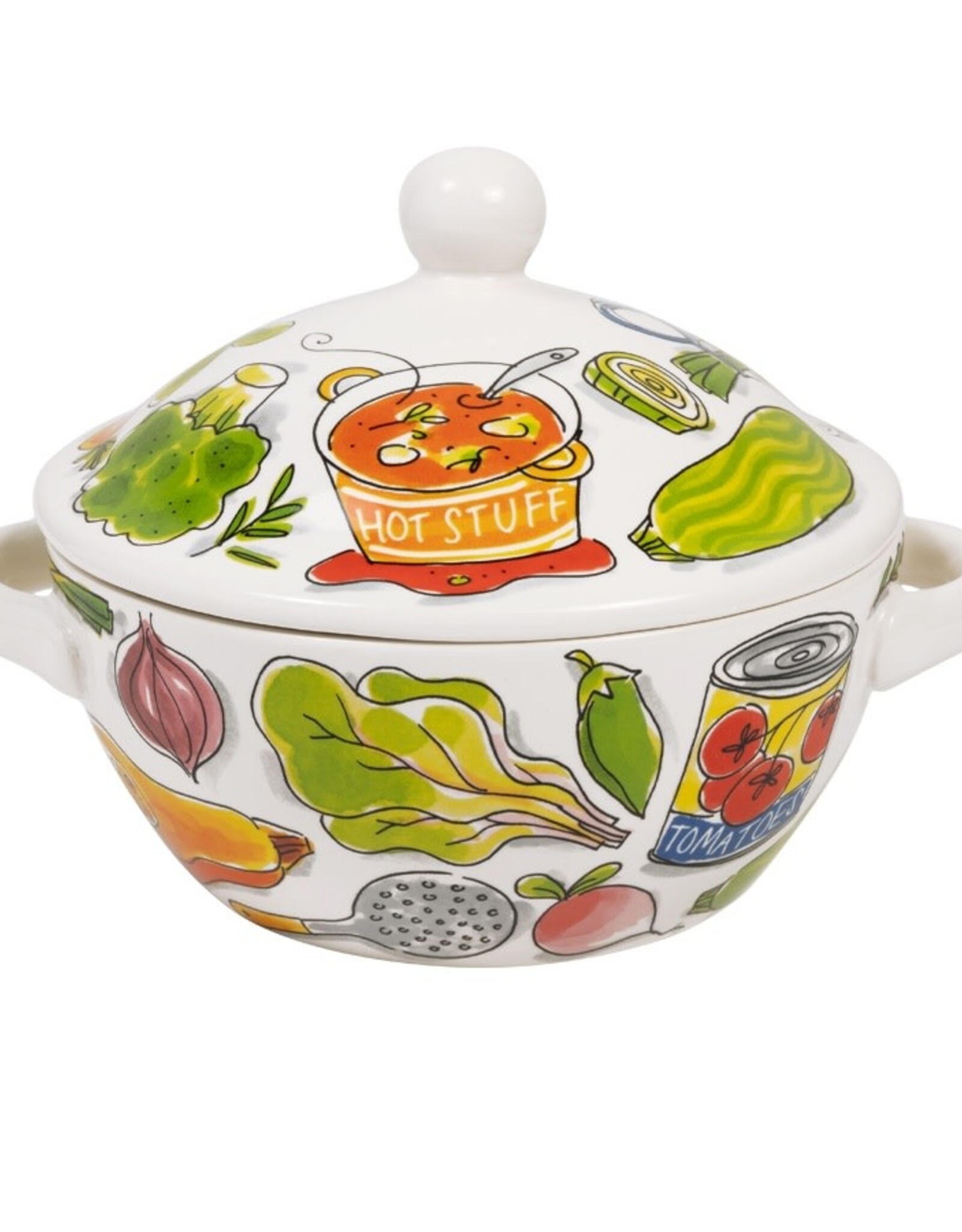 Blond Amsterdam Soepterrine 23cm Hot Soup "Even Bijkletsen" - Blond Amsterdam