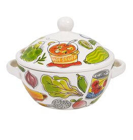 Blond Amsterdam Soepterrine 23cm Hot Soup "Even Bijkletsen" - Blond Amsterdam