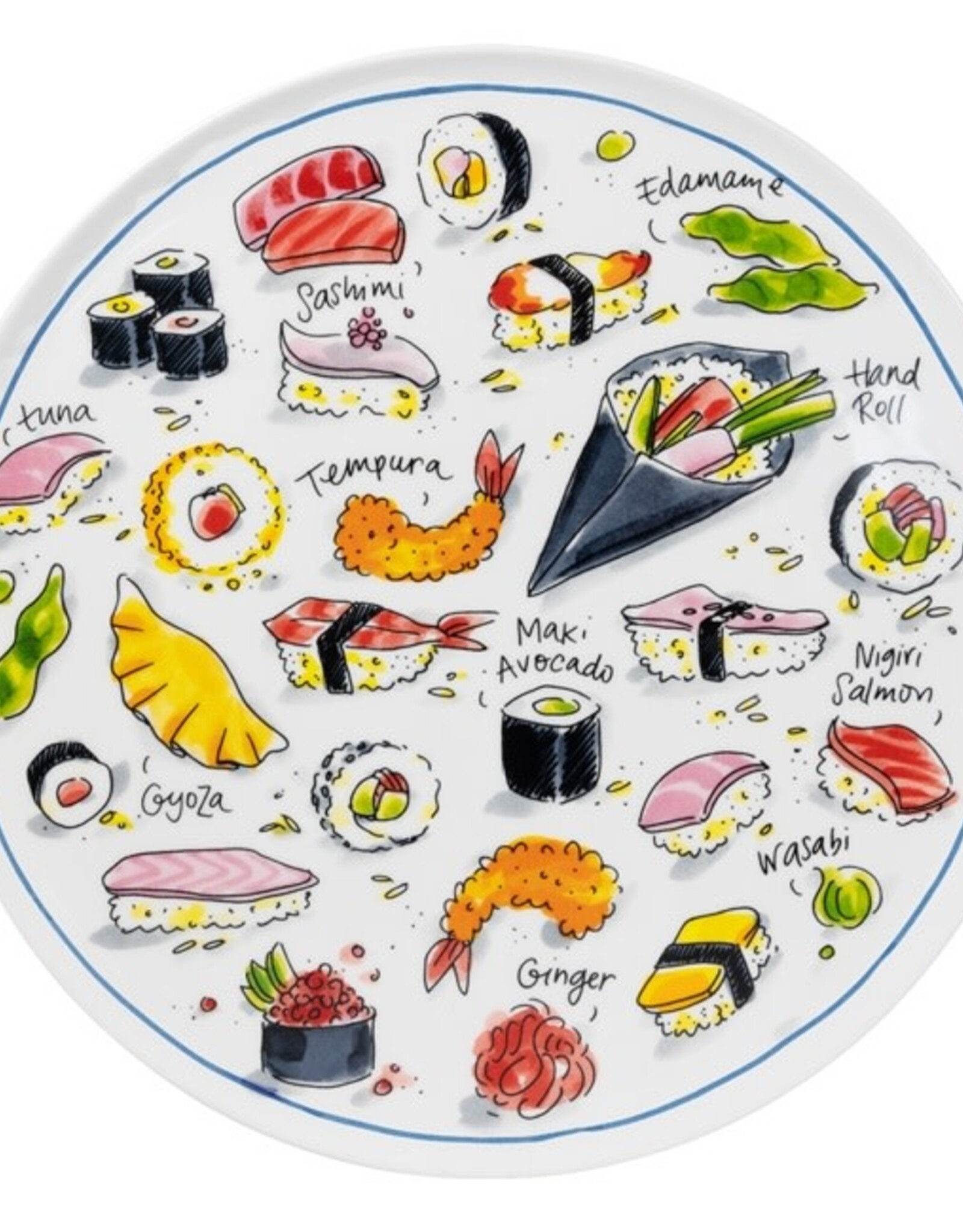 Blond Amsterdam Bord 31cm Maki Mania "Sushi" - Blond Amsterdam