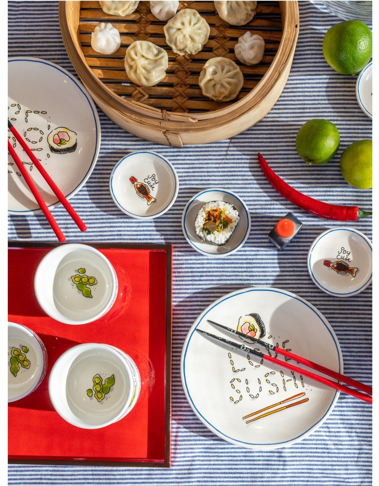 Blond Amsterdam Bord 18cm Love "Sushi" - Blond Amsterdam