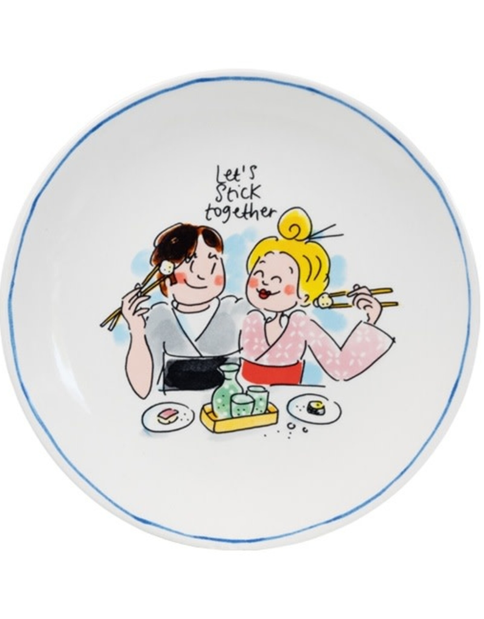 Blond Amsterdam Bord 18cm Stick Together "Sushi" - Blond Amsterdam