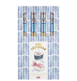 Blond Amsterdam Chopsticks set van 4 "Sushi" - Blond Amsterdam