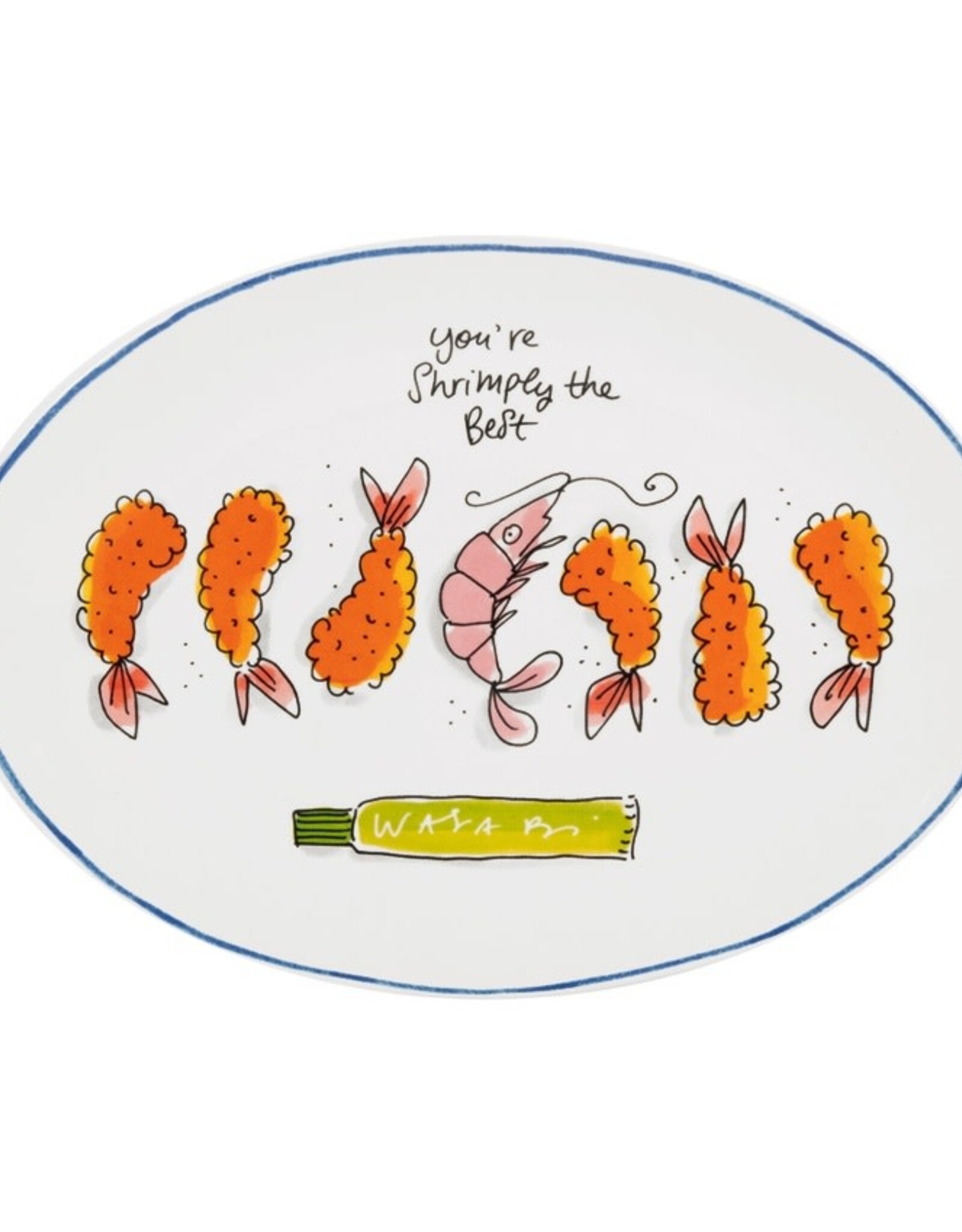 Blond Amsterdam Ovale Bord Shrimps 27cm "Sushi" - Blond Amsterdam