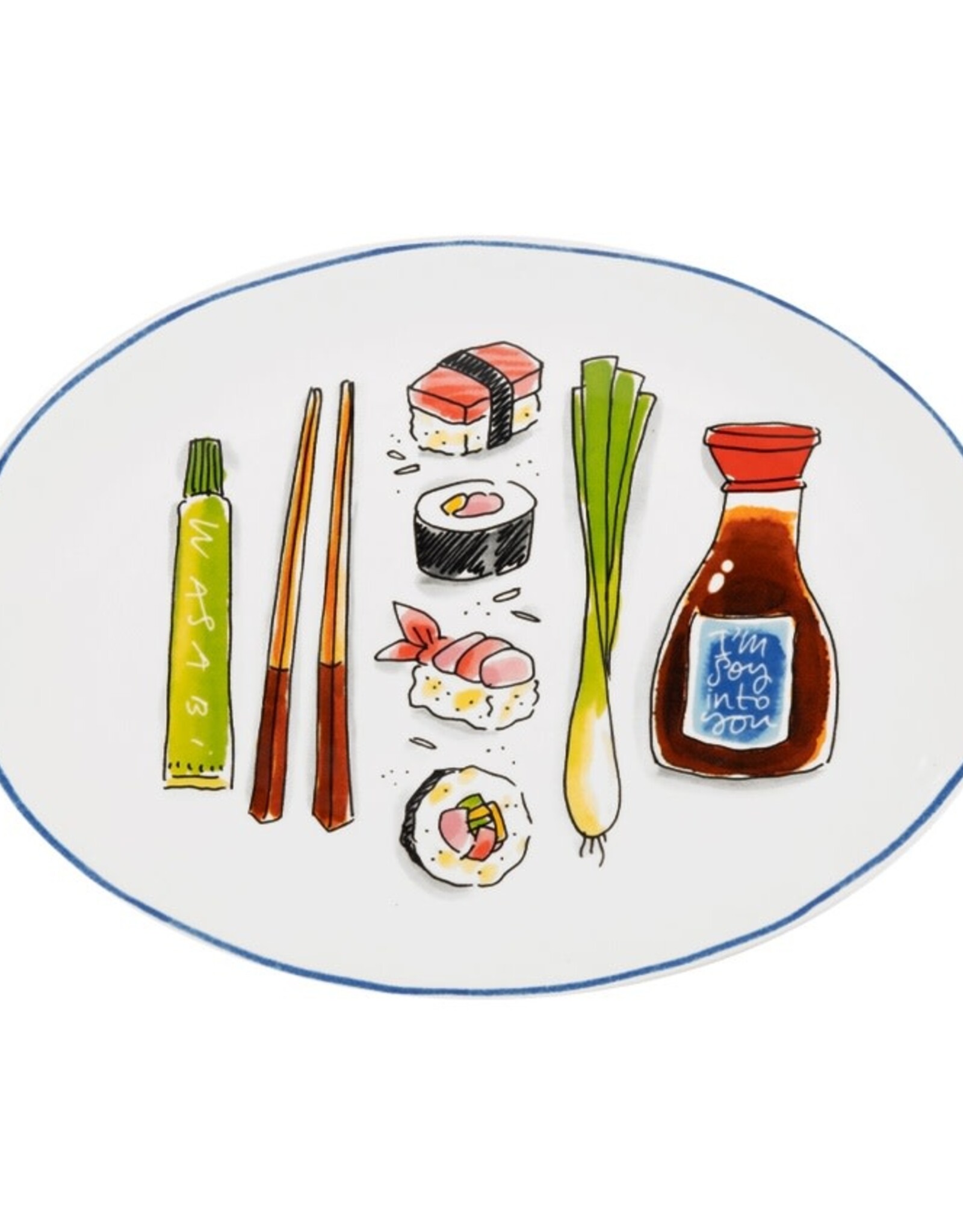 Blond Amsterdam Ovale Bord Sushi 27cm "Sushi" - Blond Amsterdam