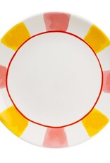 Blond Amsterdam Ontbijtbord 22cm  Strepen Pink Yellow "Everyday" - Blond Amsterdam