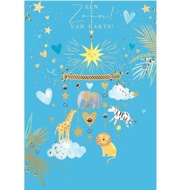 Een Zoon! Van Harte! - Wenskaart Clare Maddicott