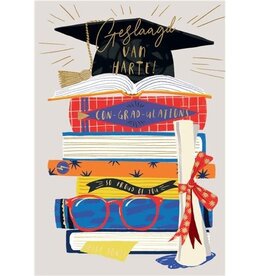 Con-Grad-ulations Well Done! - Wenskaart Clare Maddicott