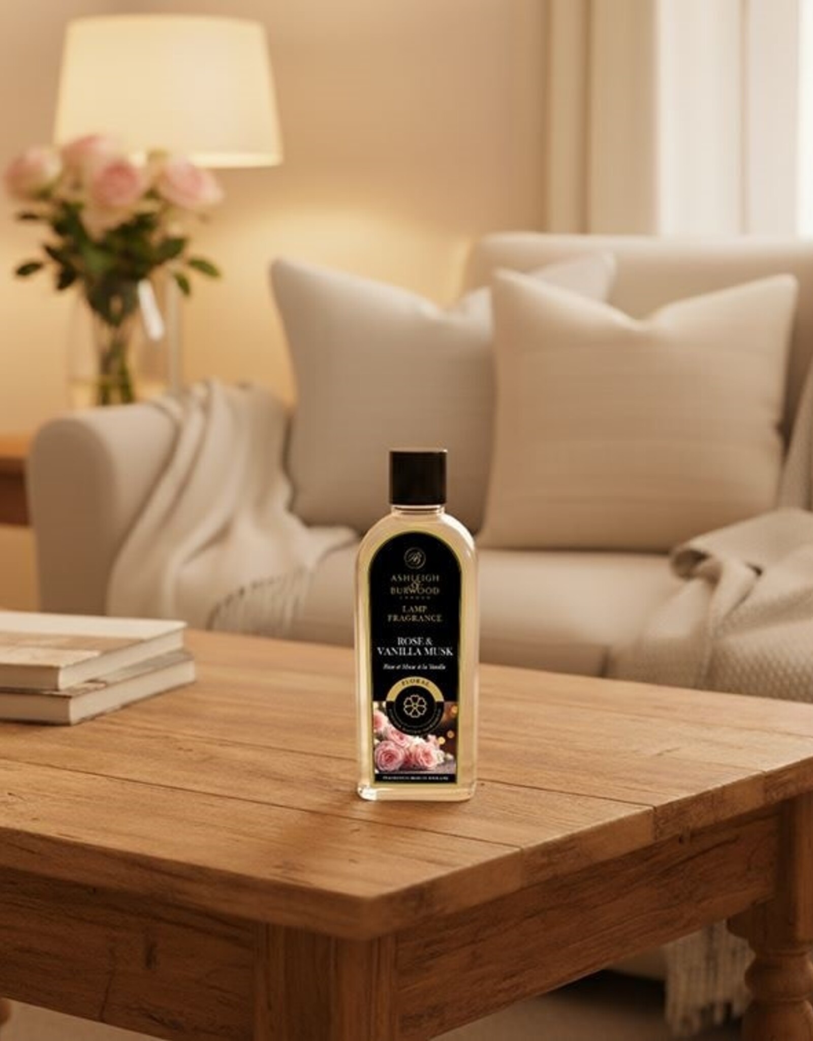 Ashleigh & Burwood Rose & Vanilla Musk 250ml Geurlampolie - Ashleigh & Burwood
