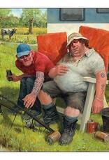 Sportvissers - Wenskaart Marius van Dokkum