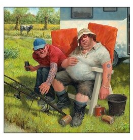 Sportvissers - Wenskaart Marius van Dokkum