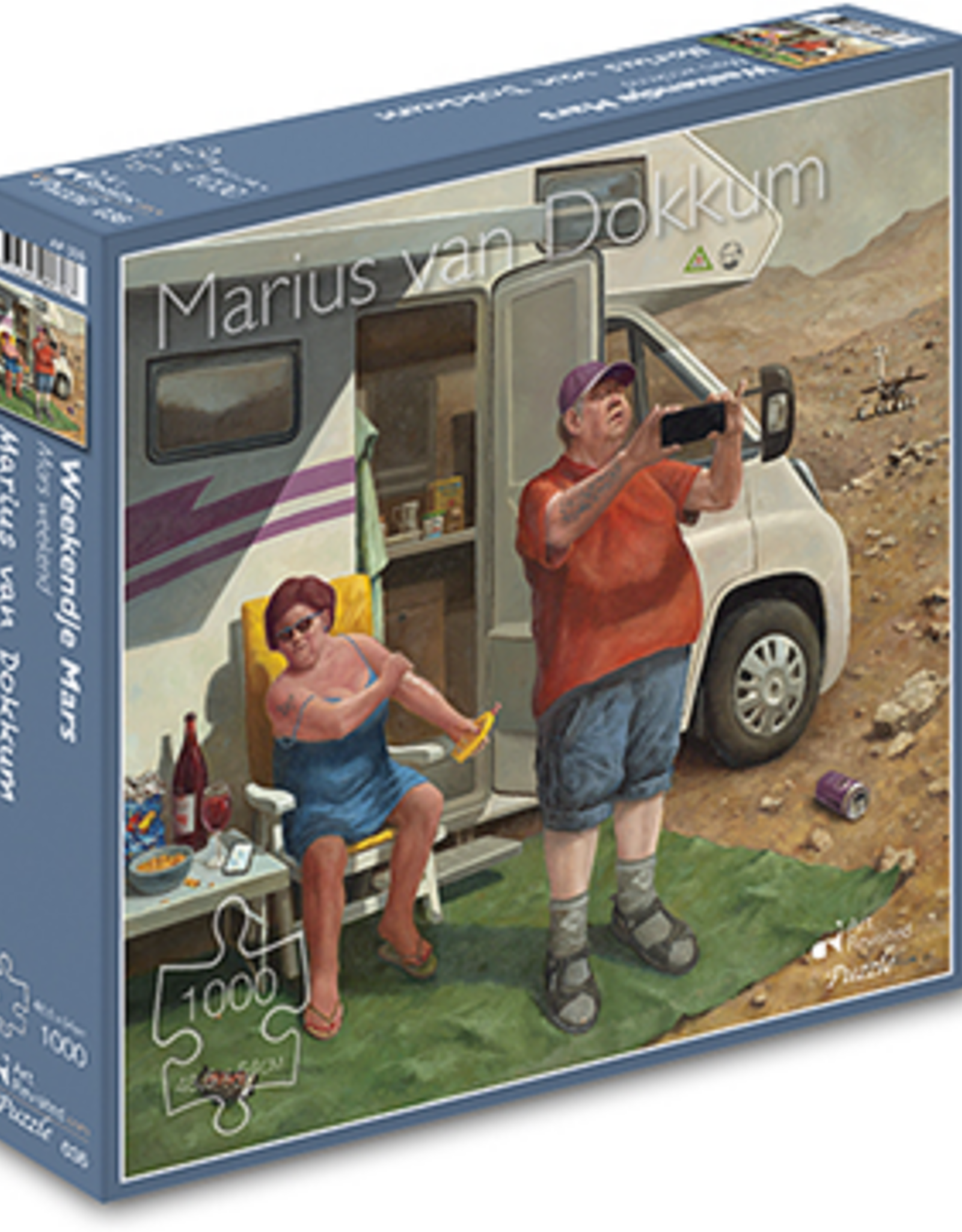 Puzzel "Weekendje Mars" Marius van Dokkum 48,5x54cm / 1000pcs