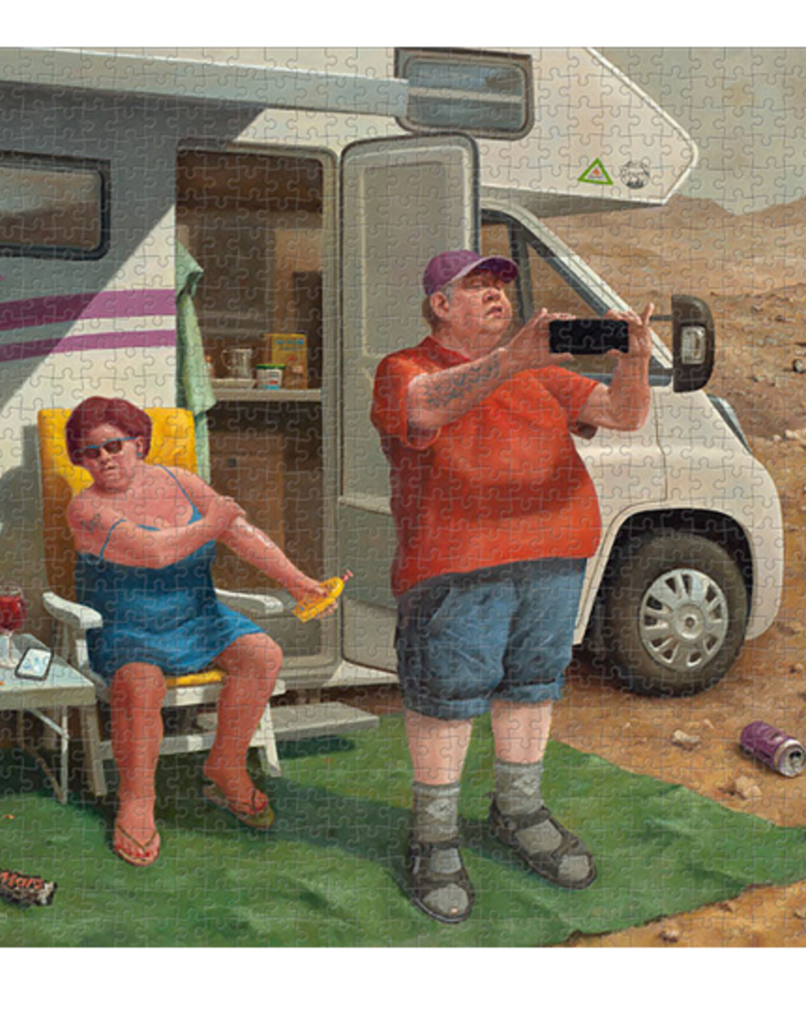 Puzzel "Weekendje Mars" Marius van Dokkum 48,5x54cm / 1000pcs