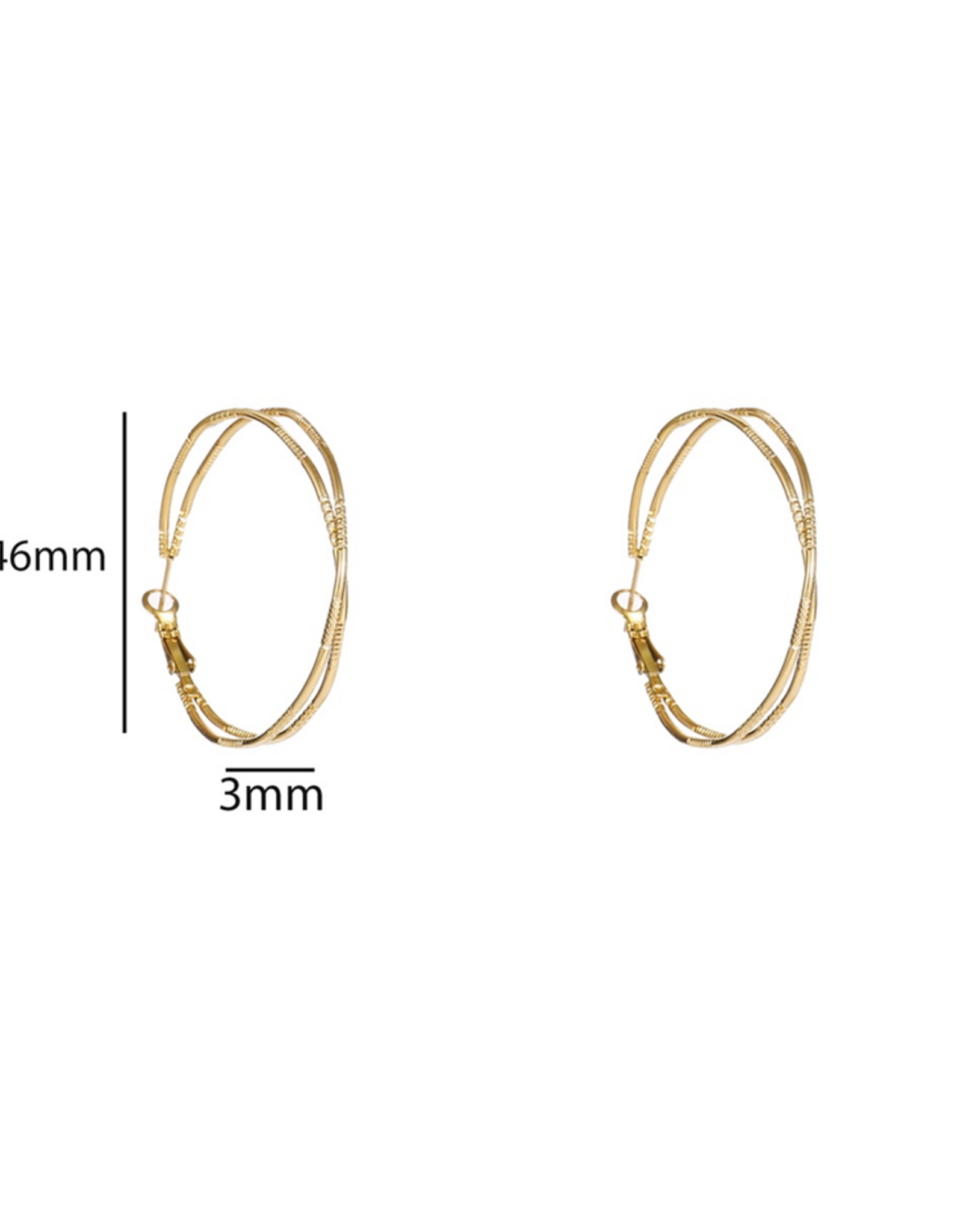 Day & Eve by Go Dutch Label Oorbellen (E56339-2) 14K goud - Day & Eve by Go Dutch Label