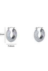 Day & Eve by Go Dutch Label Oorbellen (E5329-1) zilver - Day & Eve by Go Dutch Label