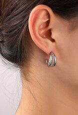 Day & Eve by Go Dutch Label Oorbellen (E56213-1) Zilver - Day & Eve by Go Dutch Label