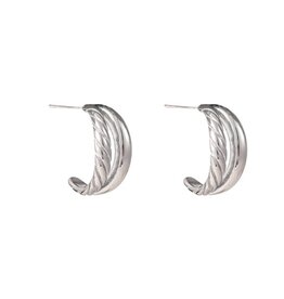 Day & Eve by Go Dutch Label Oorbellen (E56213-1) Zilver - Day & Eve by Go Dutch Label