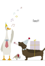 Feest! - Wenskaart Frits