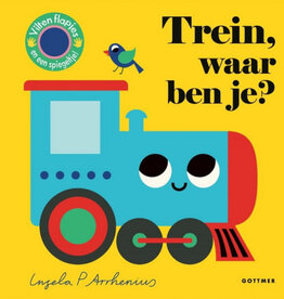 Trein, waar ben je? - Met vilten Flapjes en een spiegeltje