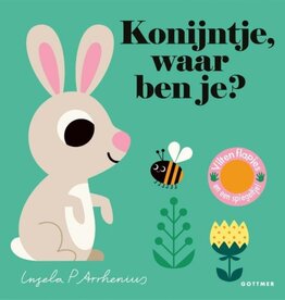 Konijntje, waar ben je? - Met vilten Flapjes en een spiegeltje