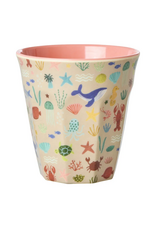 Rice Beker Melamine met Coral Ocean Print - Rice