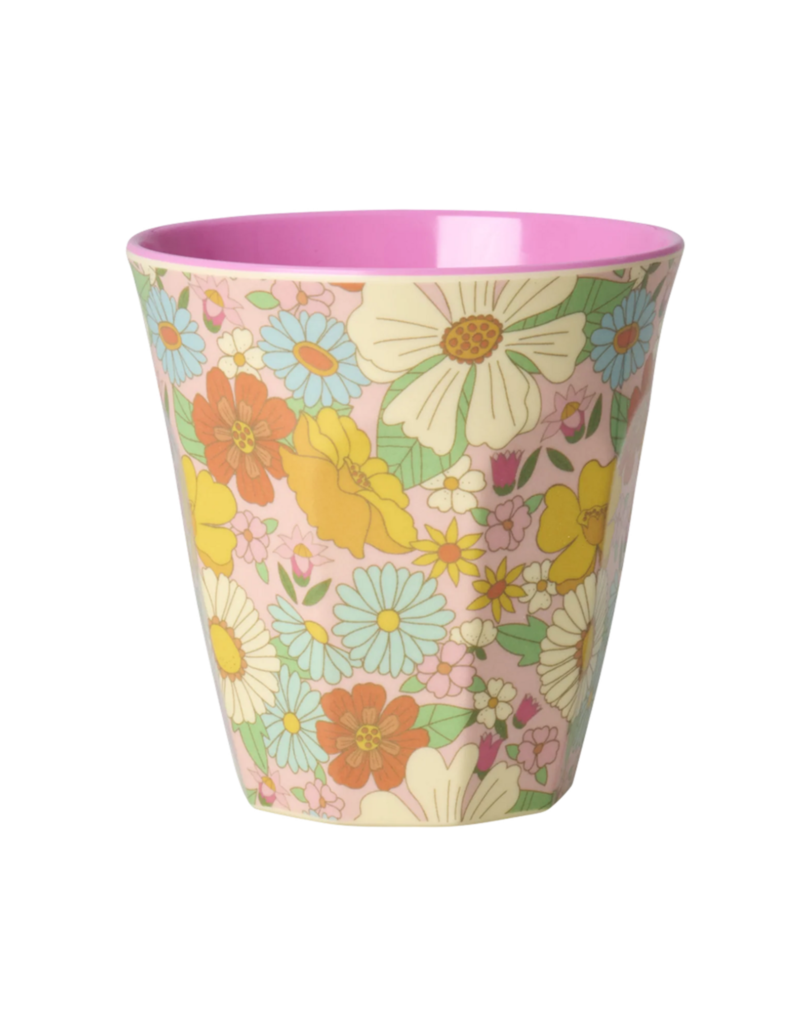 Rice Beker Melamine met Flower Power print - Rice