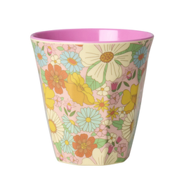 Rice Beker Melamine met Flower Power print - Rice