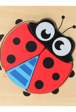 Houten Dierenpuzzel Lieveheersbeestje - Jouéco