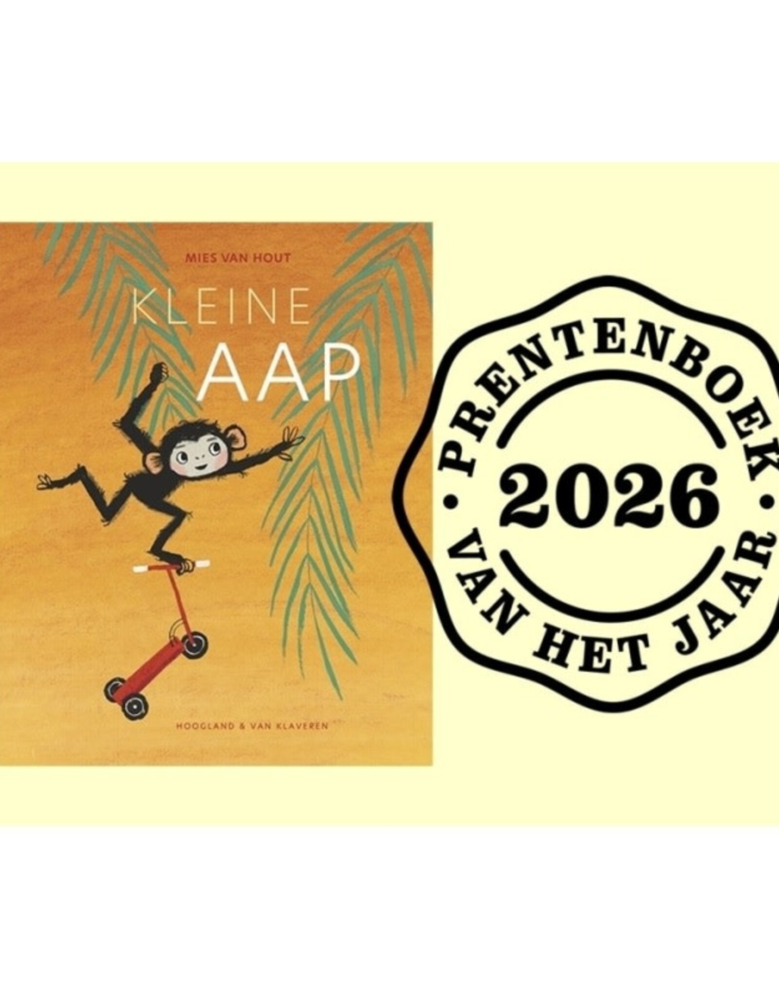 Kleine Aap - Prentenboek van het jaar 2026