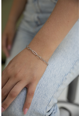 Day & Eve by Go Dutch Label Armband (B0887-1) zilver - Day & Eve by Go Dutch Label