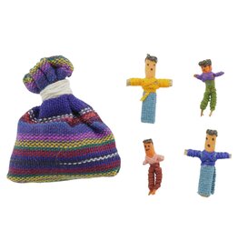 Zorgenpoppetjes (4 in een zakje)