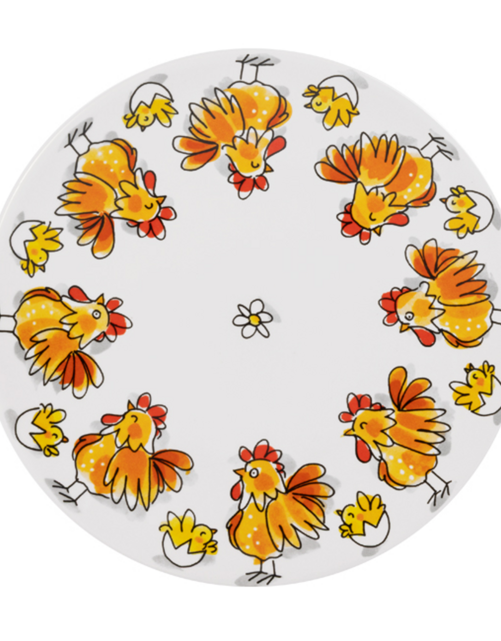 Blond Amsterdam Ontbijtbord 22cm Chicken "Pasen" - Blond Amsterdam