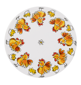 Blond Amsterdam Ontbijtbord 22cm Chicken "Pasen" - Blond Amsterdam
