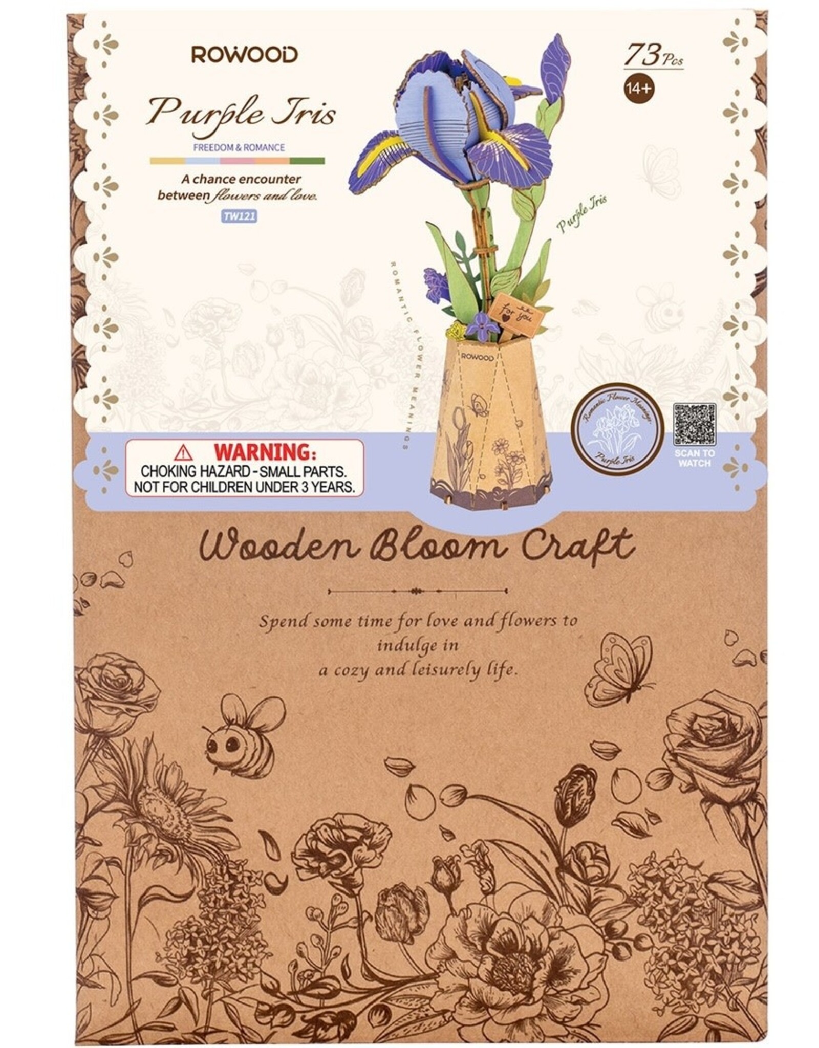 Robotime Paarse Iris - Robotime