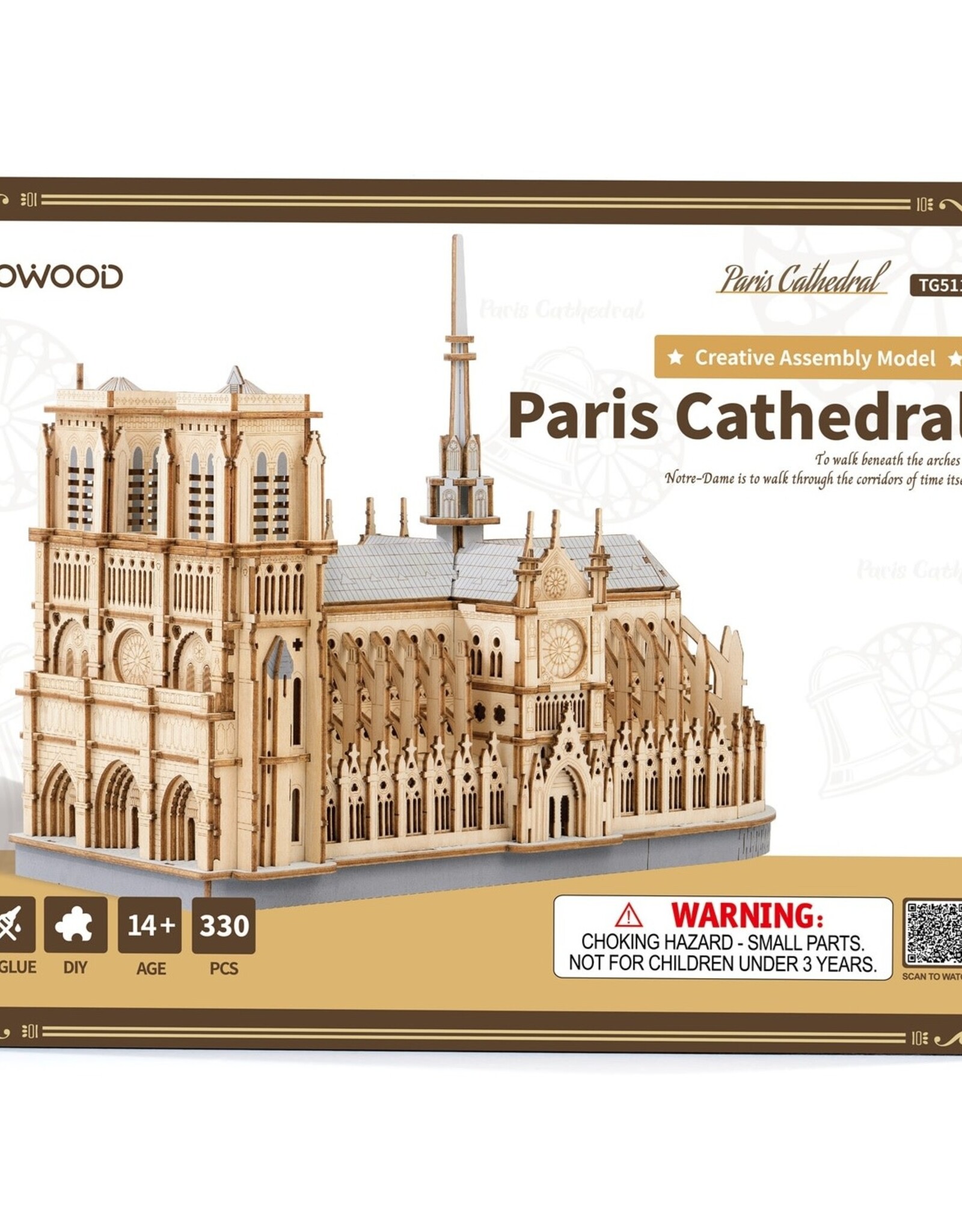 Robotime Paris Cathedral Notre Dame - Robotime