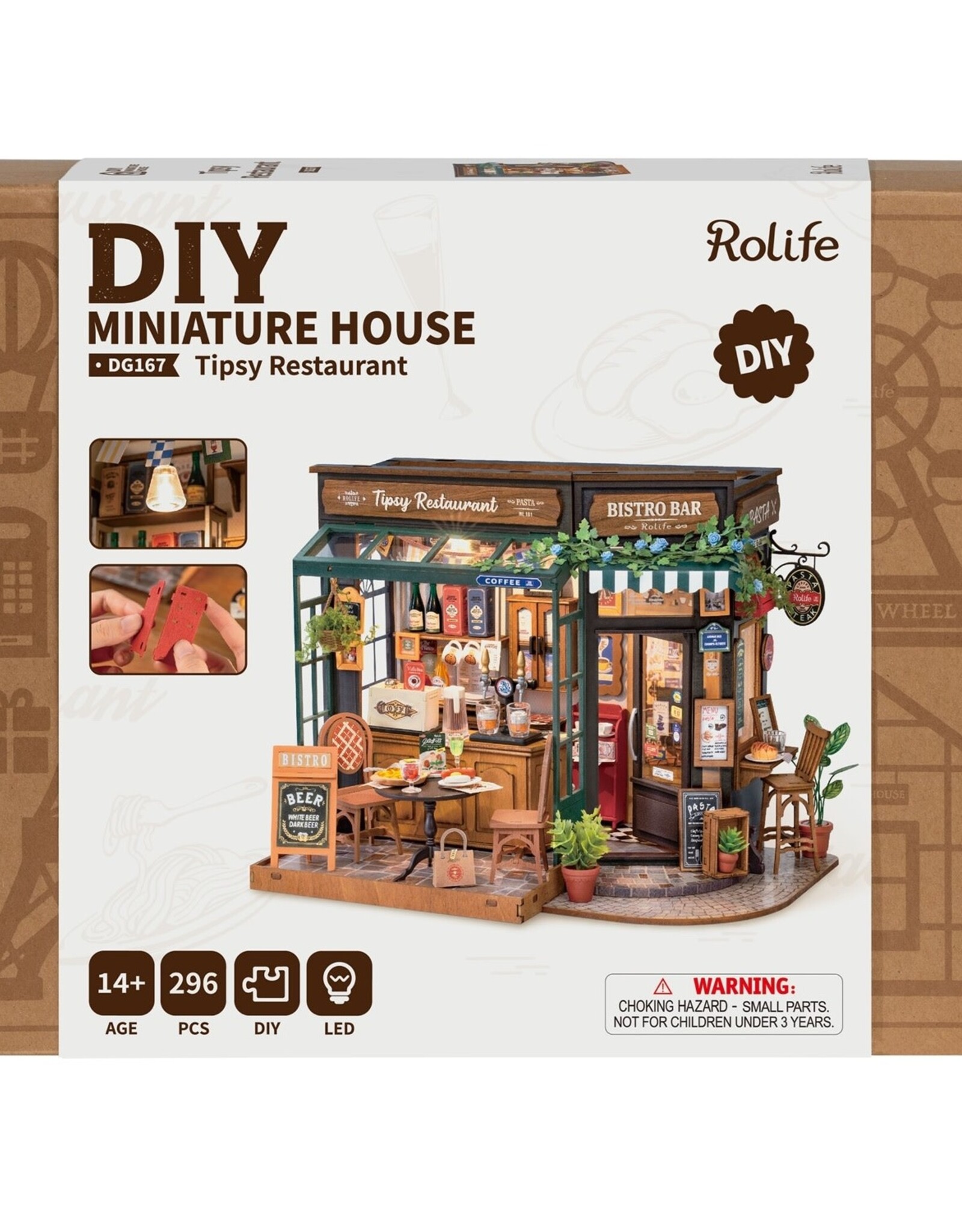 Robotime Tipsy Restaurant - Robotime