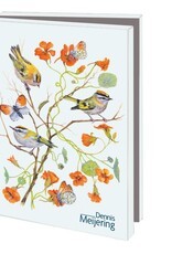 Kaartenmapje met env, klein: Birds & Flowers, Dennis Meijering