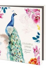 Kaartenmapje met env, vierkant: Colourful spring, Michelle Dujardin